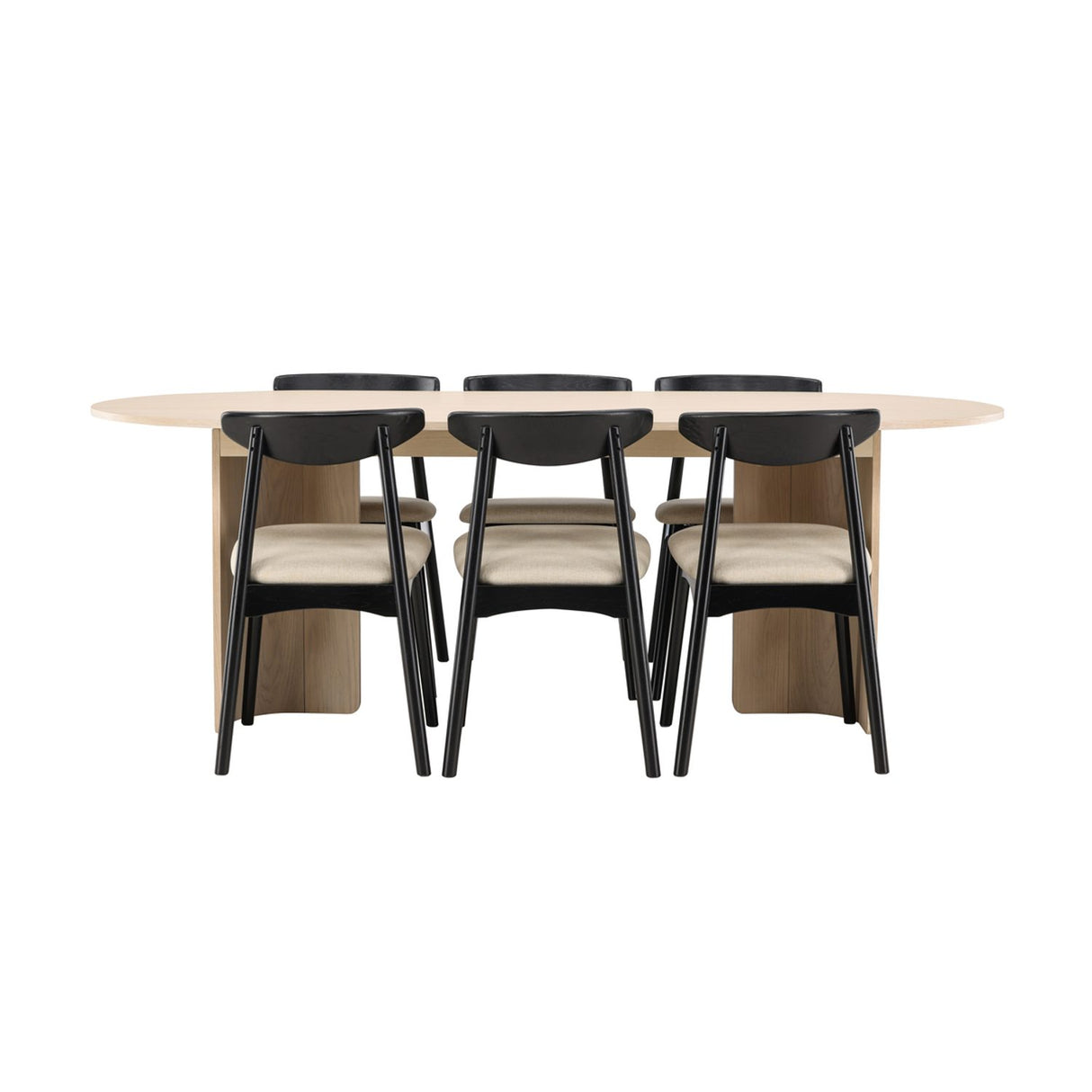 Tyresö, Ven Rektangulär matgrupp Beige