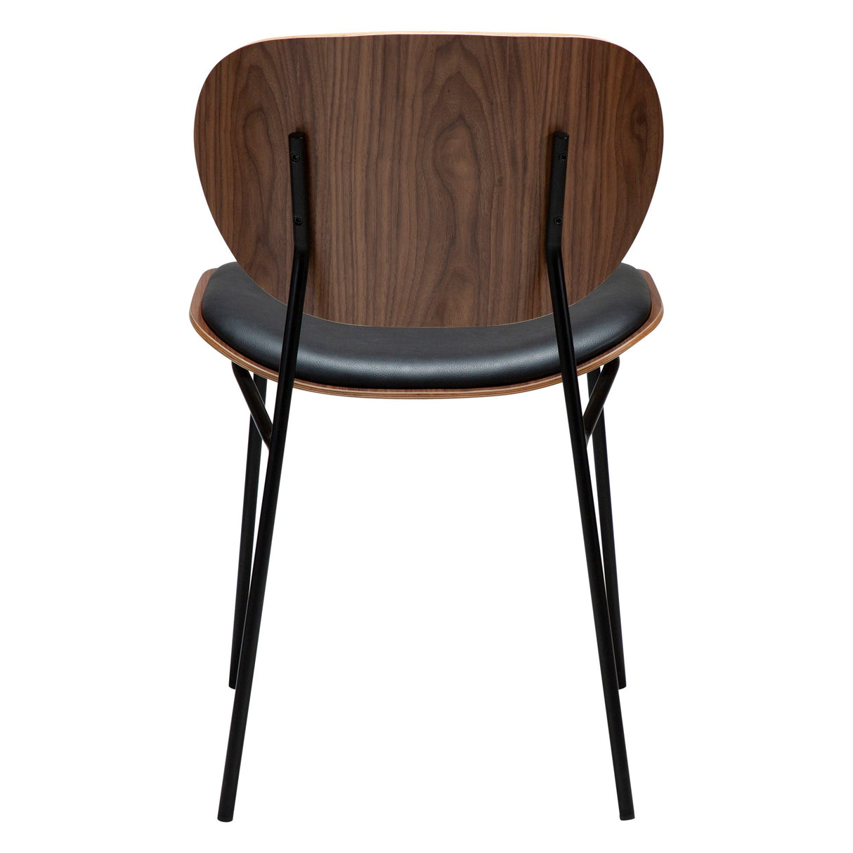 Clementina Stol Raven Black, Walnut