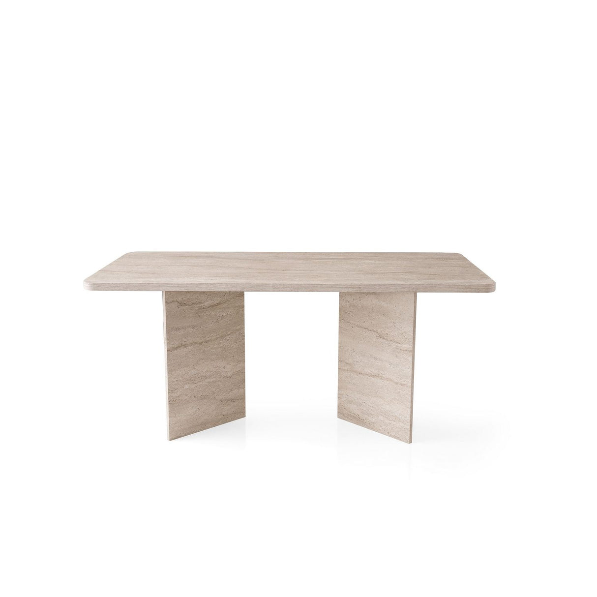 Loft Triangle Travertine (180 x 77 x 90 cm) Matbord