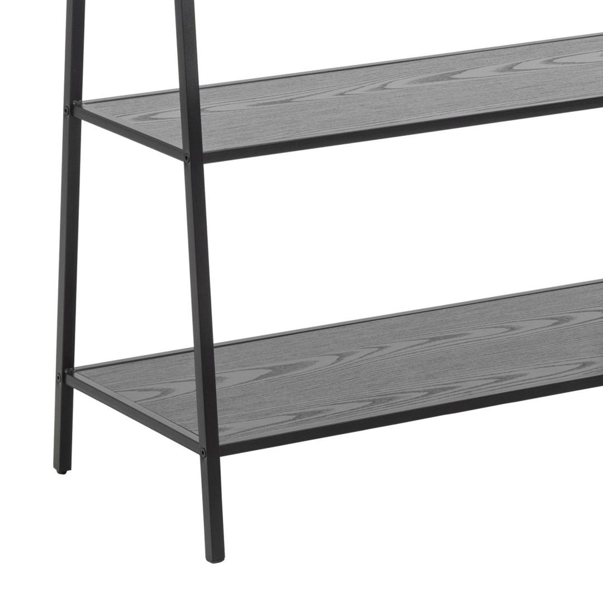 Seaford Klädställning 77x37x165 cm Svart aska