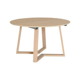 Borås ø130/230 cm Matbord Vitpigmenterad ek