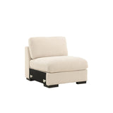 Salerno Hörnsoffa Beige, Mittdel