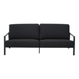 Lyra 2,5-sits Soffa 193x99 cm Svart/Teddy Black