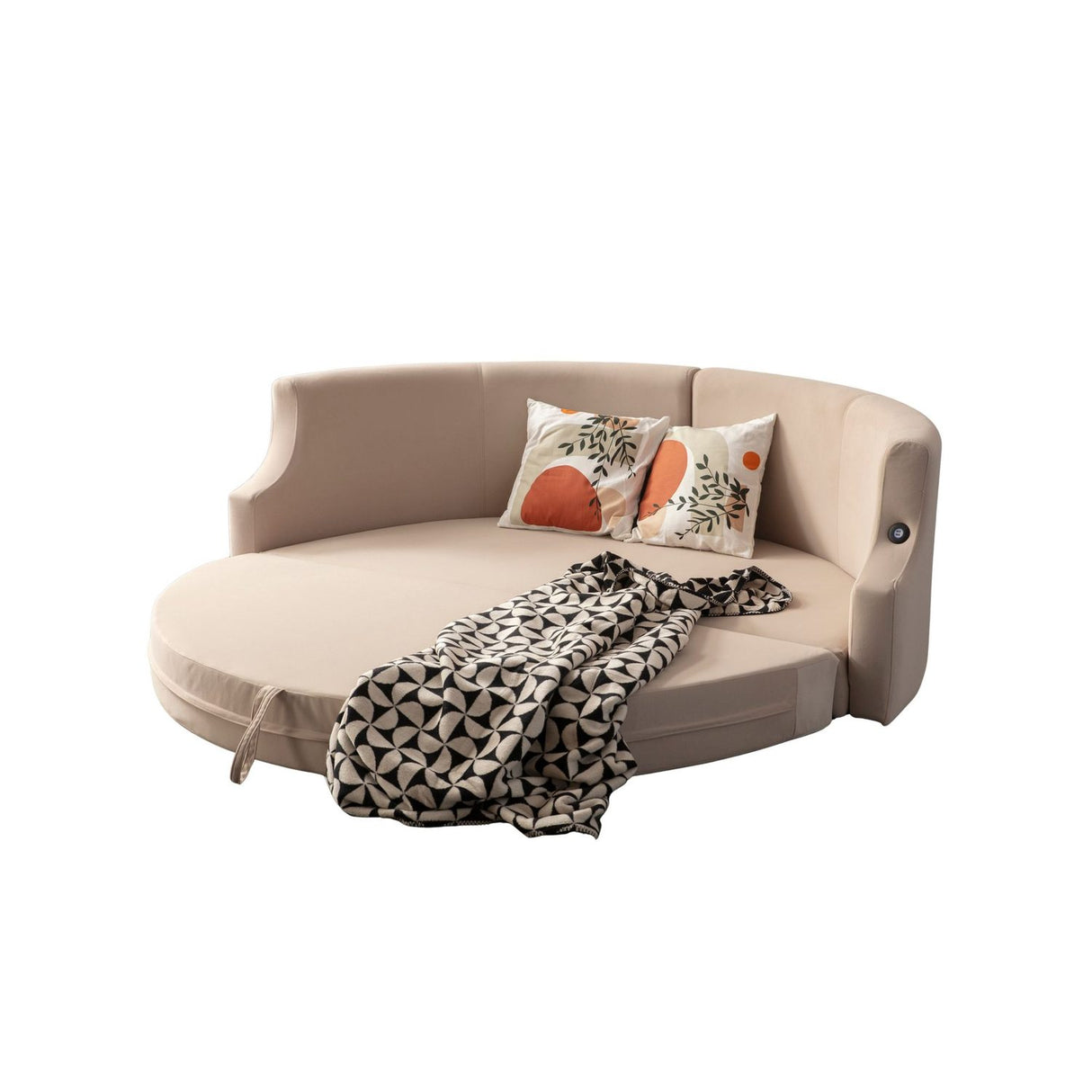 Piozzo 3-sits bäddsoffa Kräm