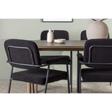 Andy, Yesterday Oval matgrupp Svart, Natur, 180 x 90