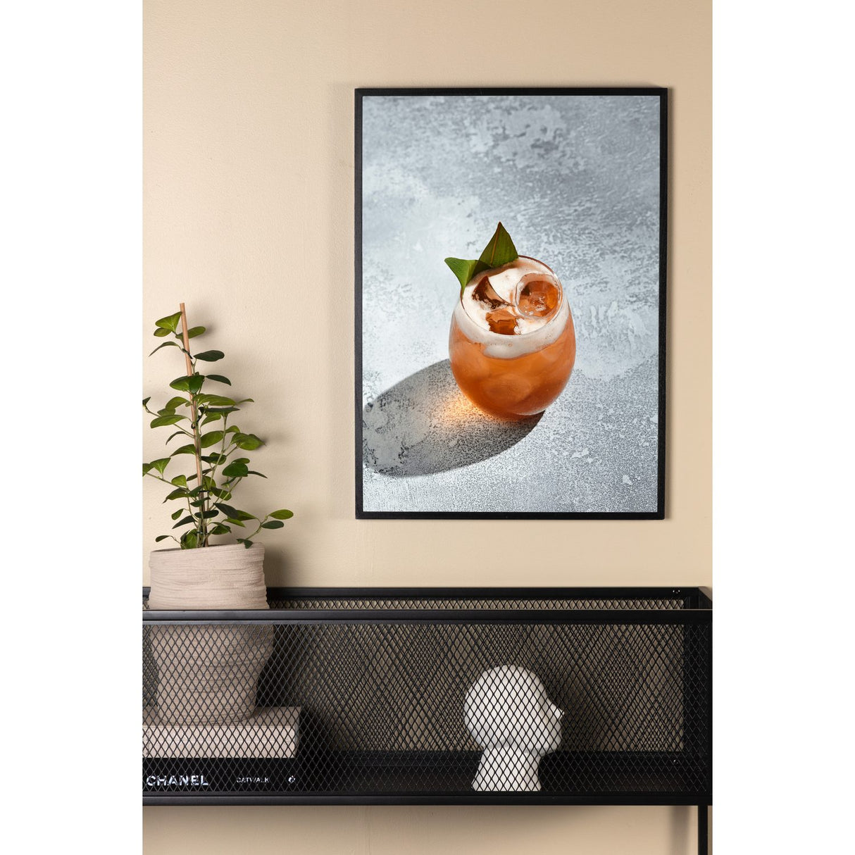Drink Poster Grå, 50 x 70 cm
