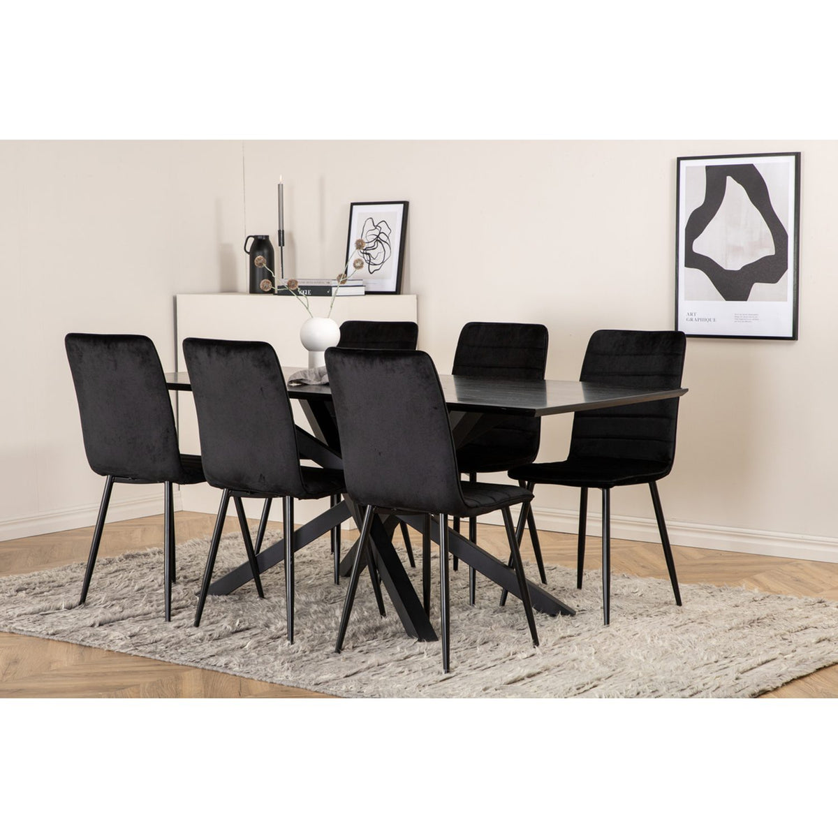 Piazza, Windu Rektangulär matgrupp