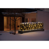 Nät LED Svart kabel 24V/IP44 Ljusslinga Ute 1x1m, Varmvit
