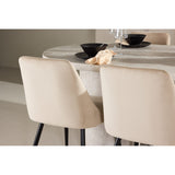 Narvik, Night Oval matgrupp Beige, Svart, Beige, 200 x 100