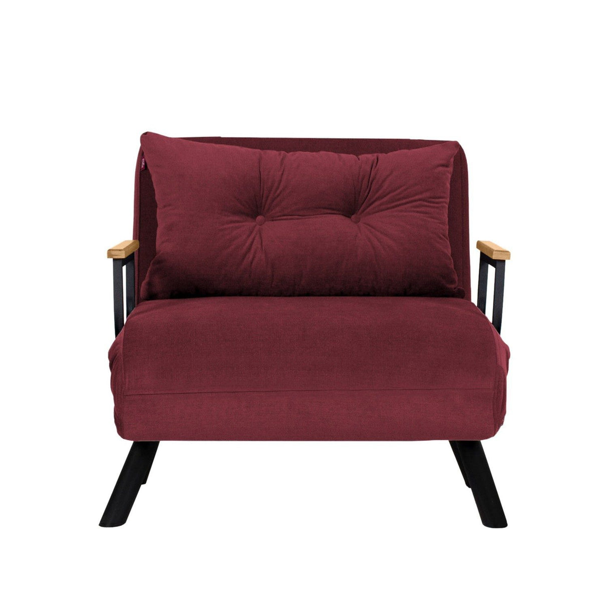 Freetown Single (26 x 120 x 60 cm) 1-sits bäddsoffa Vinröd