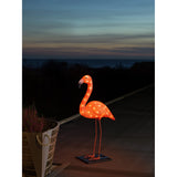 Flamingo akryl 70cm LED Ljusdekoration Ute