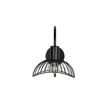 Elsa Vägglampa Svart, U-fäste