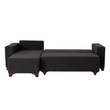 Dakar Bäddsoffa med divan Antracit