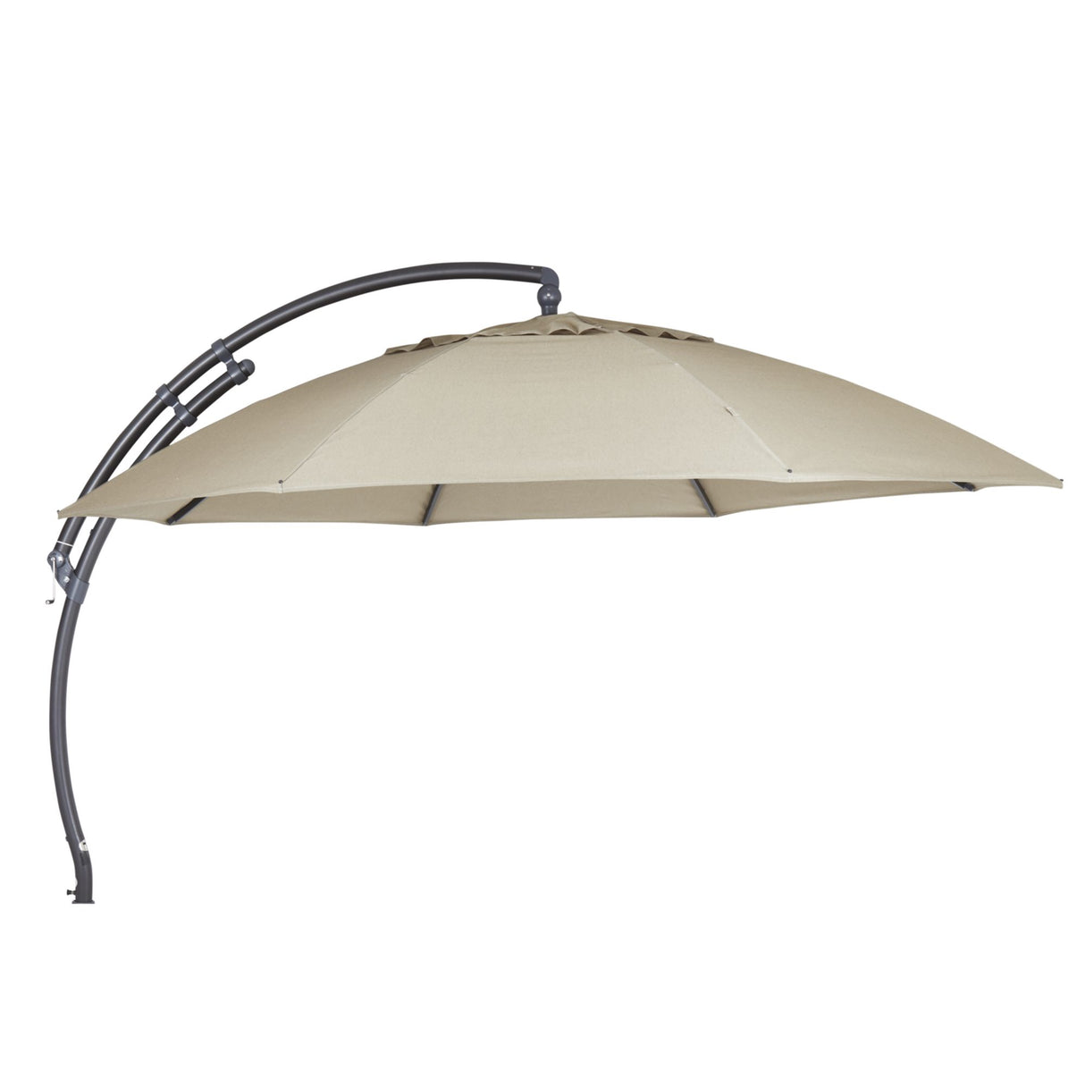 Easy Sun Frihängande Parasoll Antracit/Beige