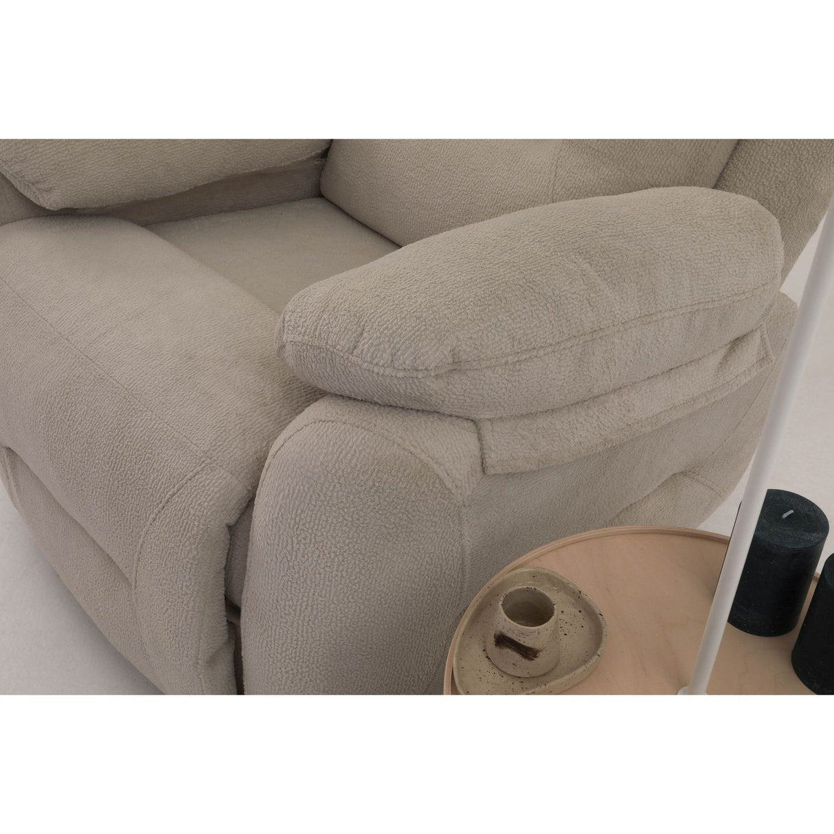 Angela Electric Reclinerfåtölj Kräm