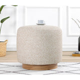 Cheriton Puff (Ø45 x H42 cm) Beige Sittpuff