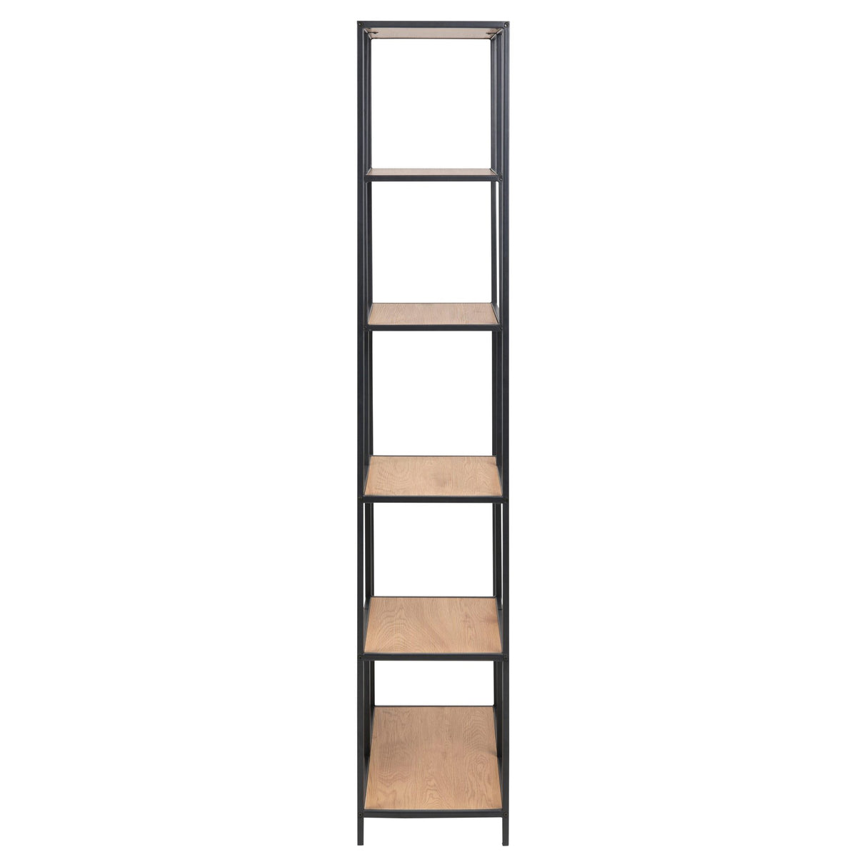 Seaford Bokhylla Asymmetrisk 185x77x35 cm Vild Ek