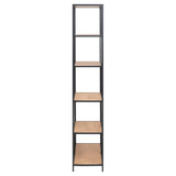 Seaford Bokhylla Asymmetrisk 185x77x35 cm Vild Ek