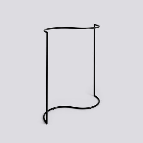 Colour Rack S-form 144 × 60 × 150 cm Klädställning Black