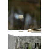 Capri mini bordslampa USB Bordslampa Ute/Inne Gräddvit
