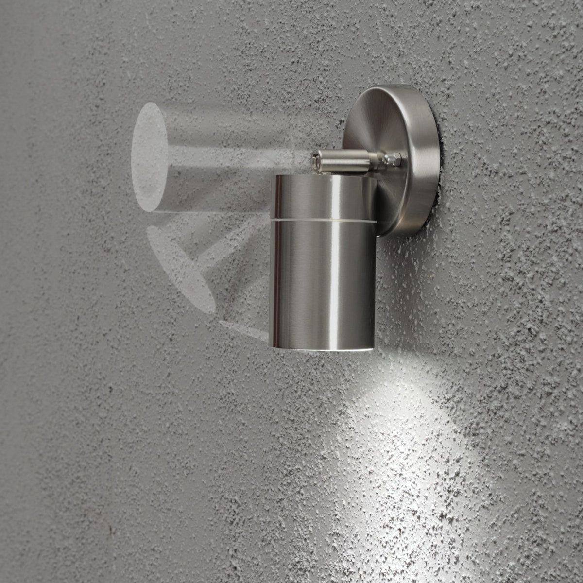 Modena GU10 Justerbar Vägglampa Ute Rostfri