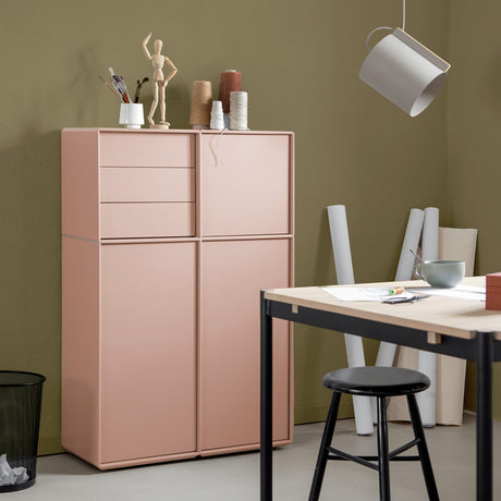 Chicago Quadrant-skåp Rosa