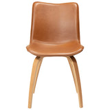 Glee Stol Vintage Light Brown Art.Leather, Oak