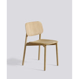 Soft Edge 60 Stol ekfaner med vattenbaserad lack, massiv ek med vattenbaserad lack