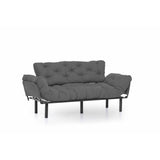 Gaborone Triple (185 x 85 x 70 cm) Grå 3-sitssoffbädd