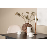 Tempe, Polar Rektangulär matgrupp Beige, Svart, Svart, 80 x 80