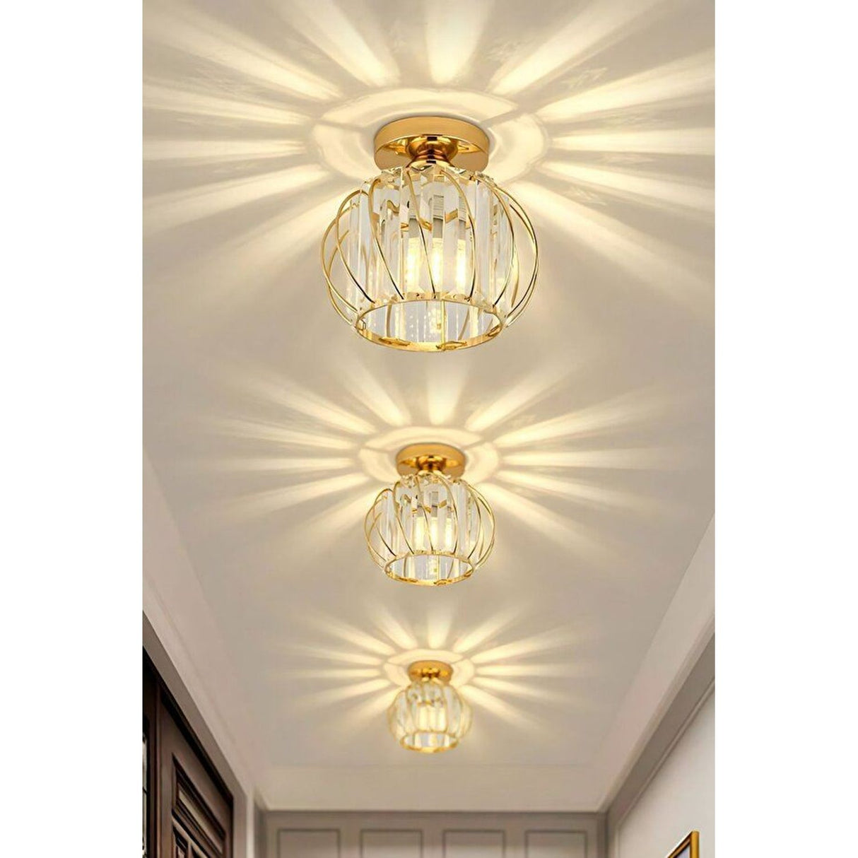 Bella Luce (H 20 cm) Ljuskrona Guld