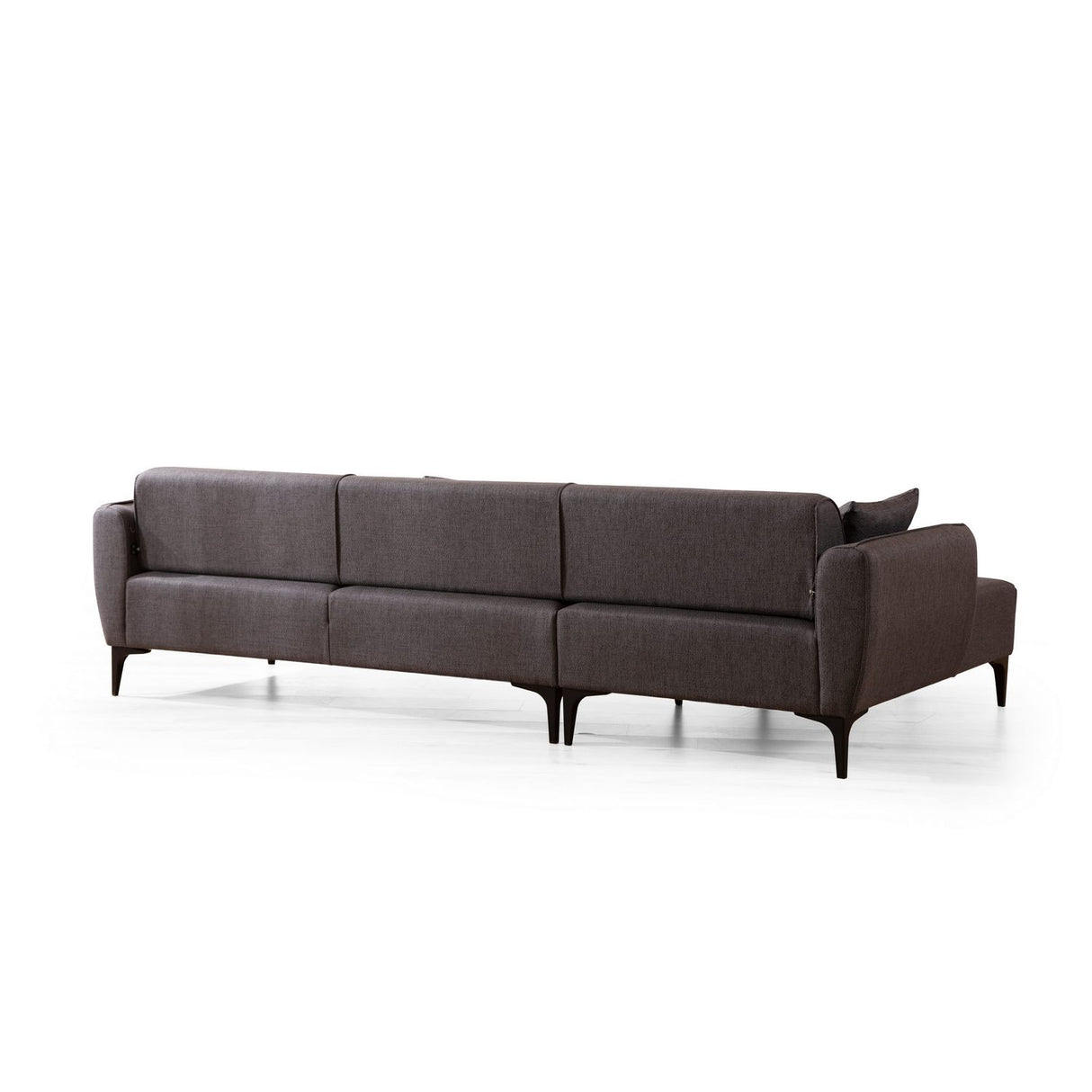 Belissimo (140-270 x 95 x 67 cm) Hörnsoffa Mörkgrå, Vänster