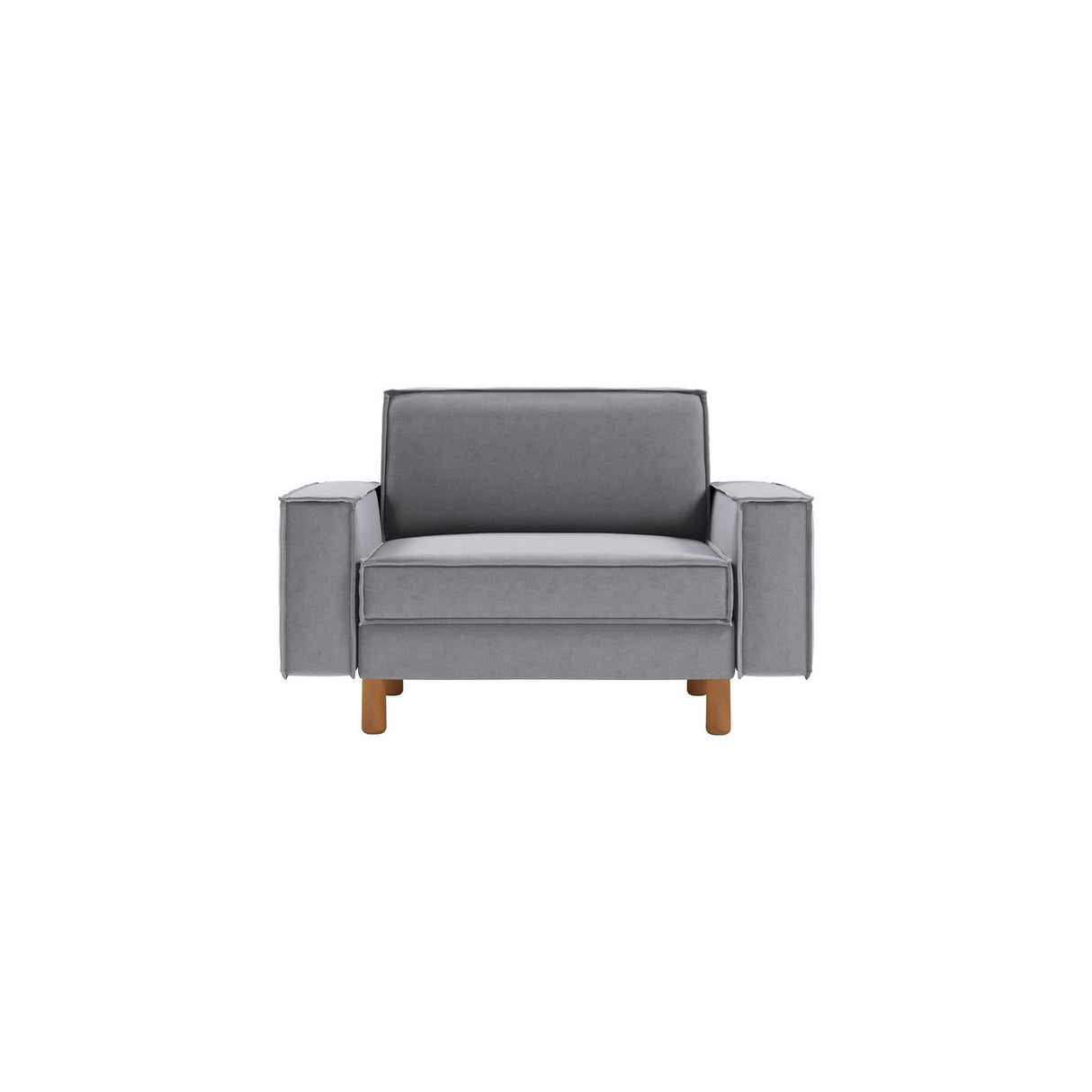 Wellington Loveseat (133 x 89 x 87 cm) 1-sitssoffa Dimgrå valnöt