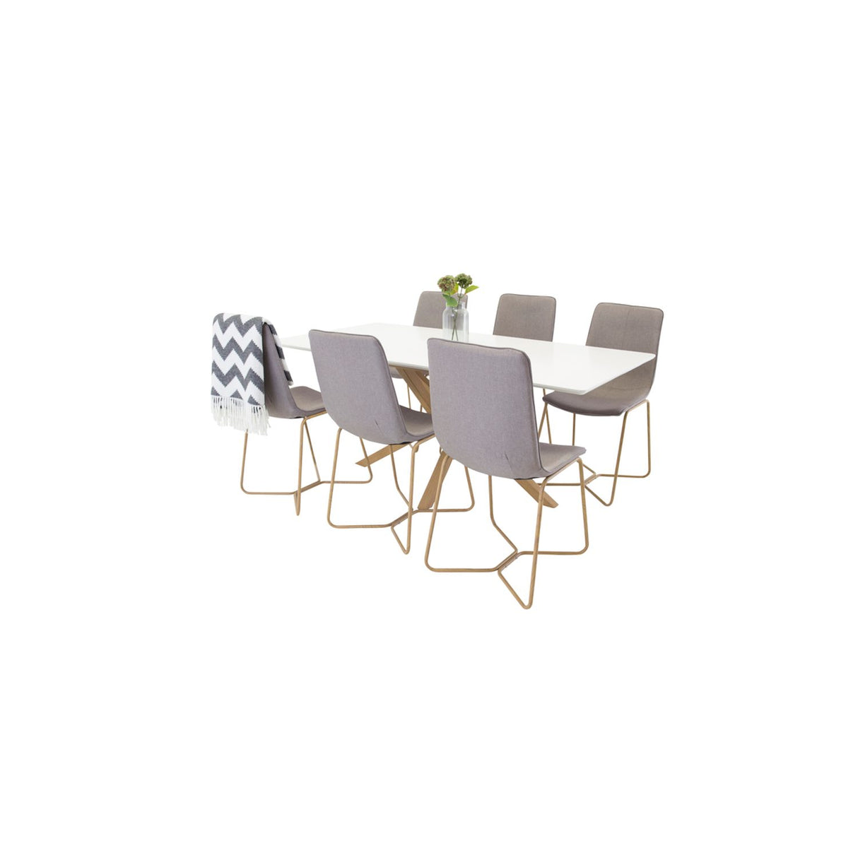 X, Piazza Rektangulär matgrupp