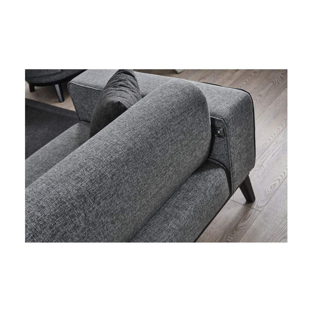 Bali 3-sits (222 x 92 x 74 cm) 3-sits bäddsoffa Ljusgrå