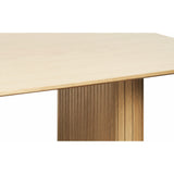 Accento 100x190 cm Oval Matbord Naturlig