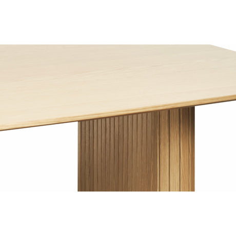 Accento 100x190 cm Oval Matbord Naturlig