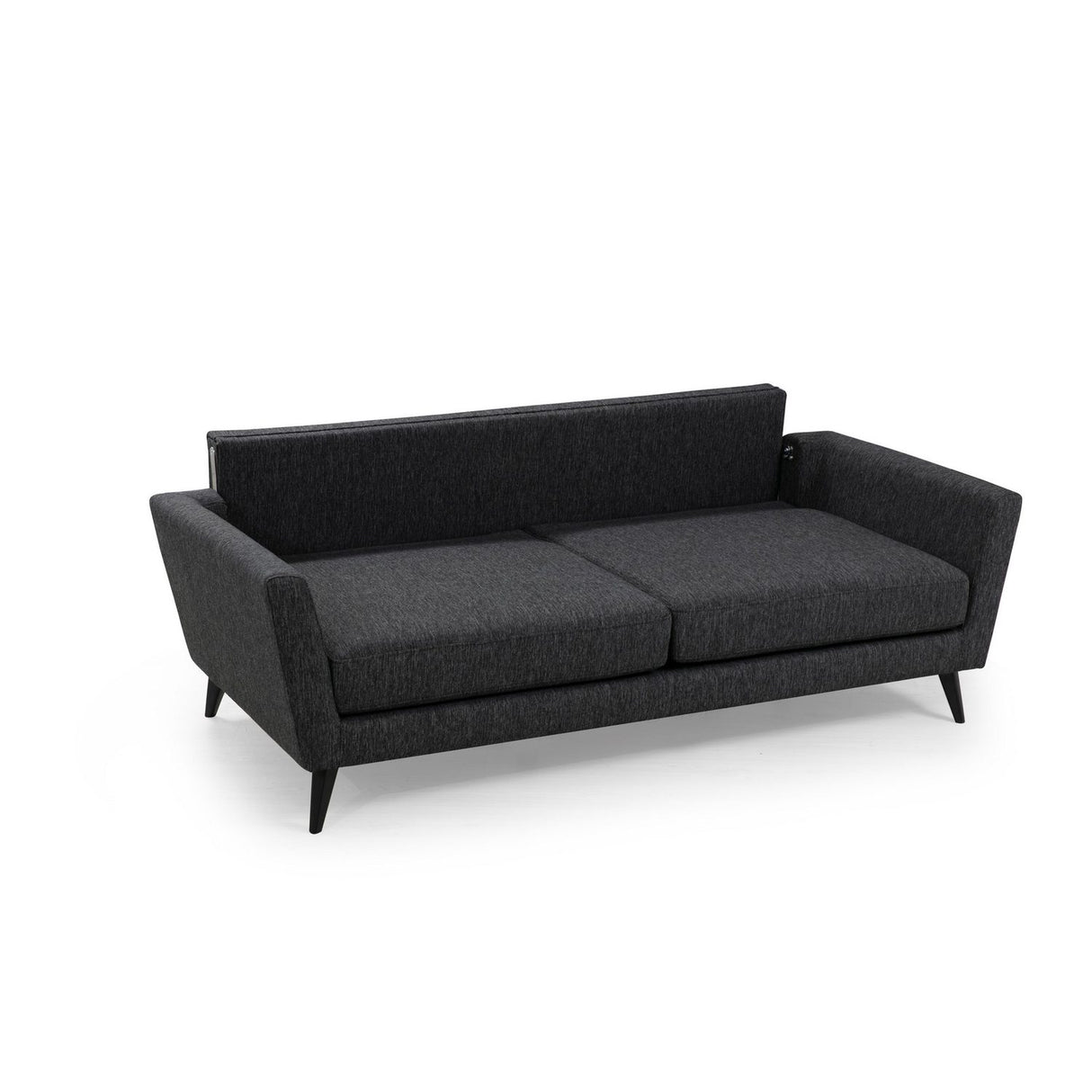 Port Louis 3 Seater (215 x 94 x 88 cm) Mörkgrå 3-sitssoffa