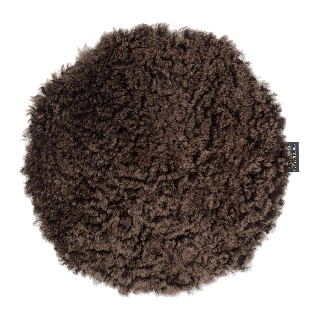 Curly Rund Sittplätt Brown