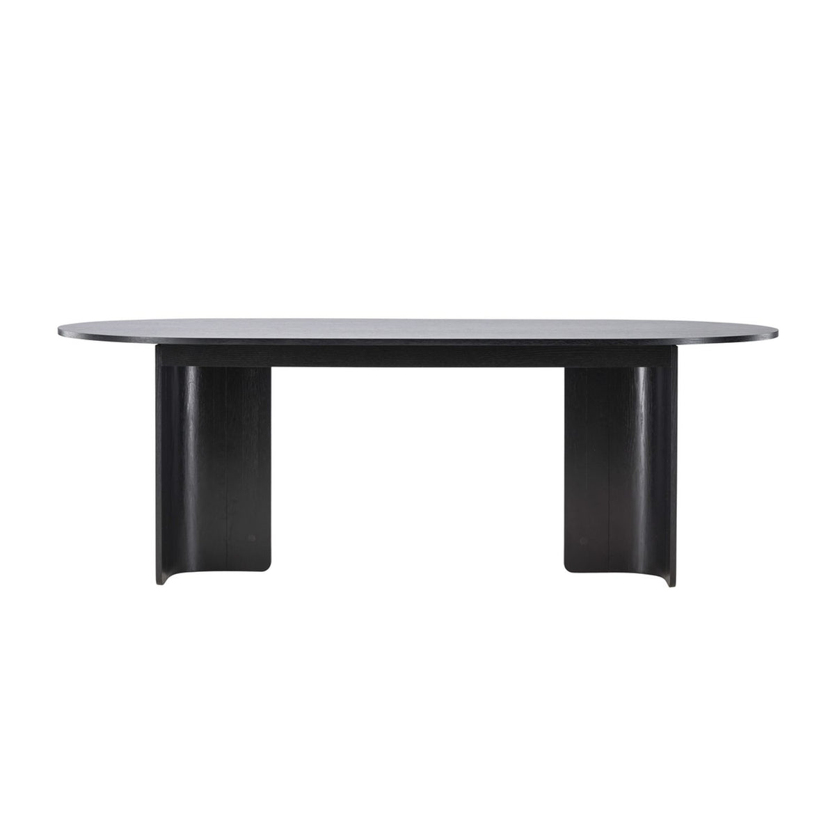 Tyresö Ovalt matbord Svart, 220 x 100 x 75