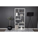 Staal Hylla Vit, 35x85x190