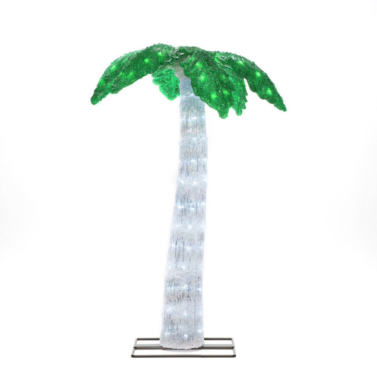 Palm akryl 75cm LED Ljusdekoration Ute