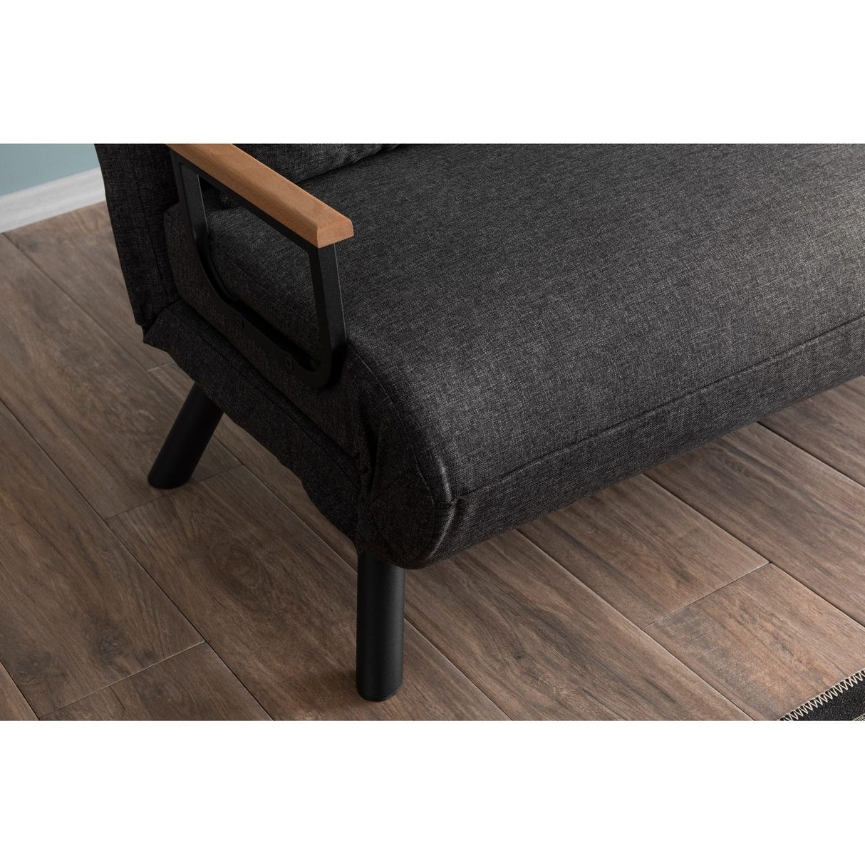 Apia 2-sits (25 x 134 x 121 cm) 2-sits bäddsoffa Mörkgrå