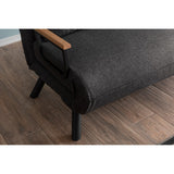 Apia 2-sits (25 x 134 x 121 cm) 2-sits bäddsoffa Mörkgrå