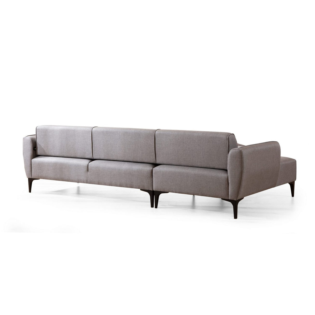 Belissimo (140-270 x 95 x 67 cm) Hörnsoffa Grå, Vänster