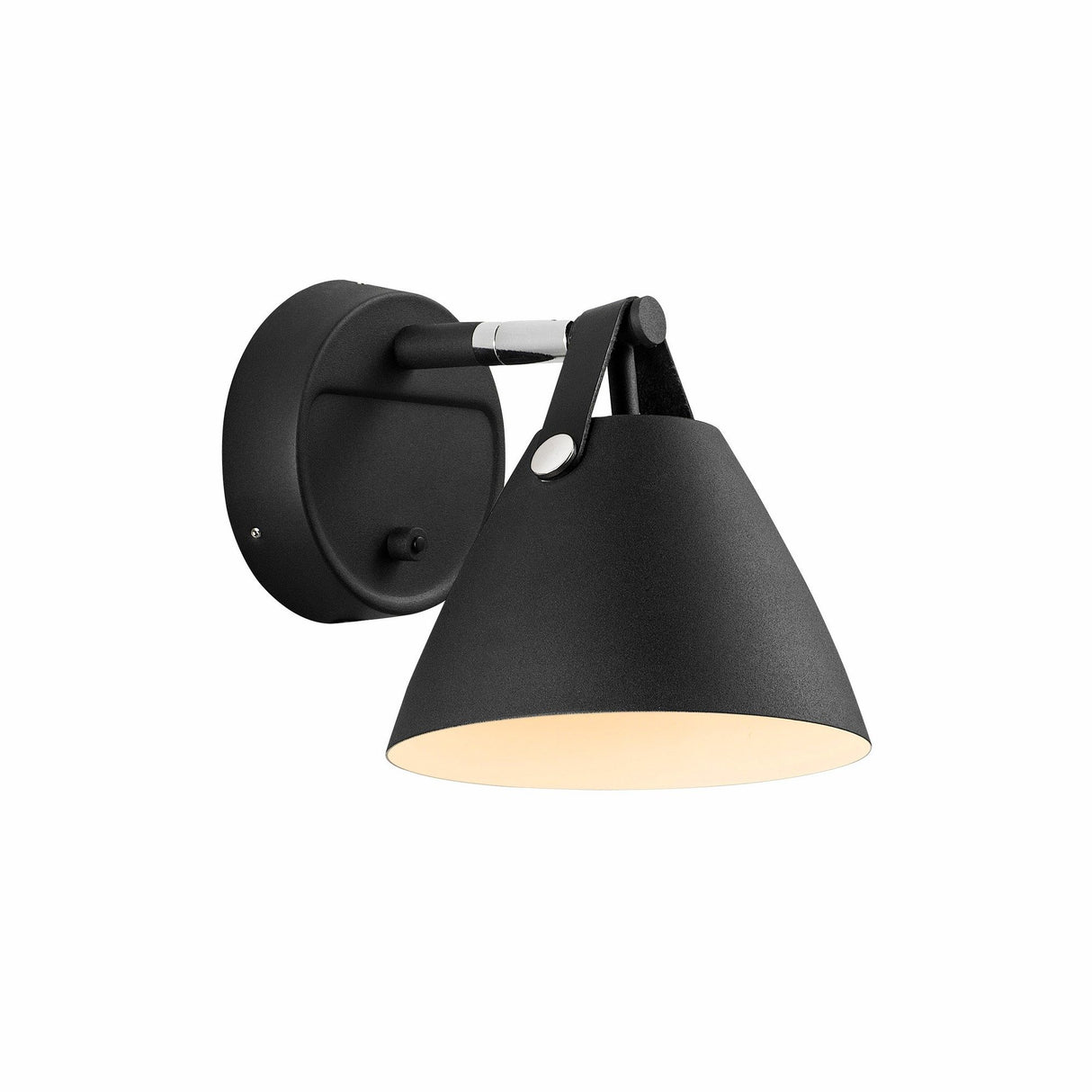 Strap Vägglampa Svart
