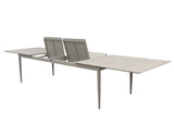 Anzio Matbord XL 110x266-396 cm Khaki