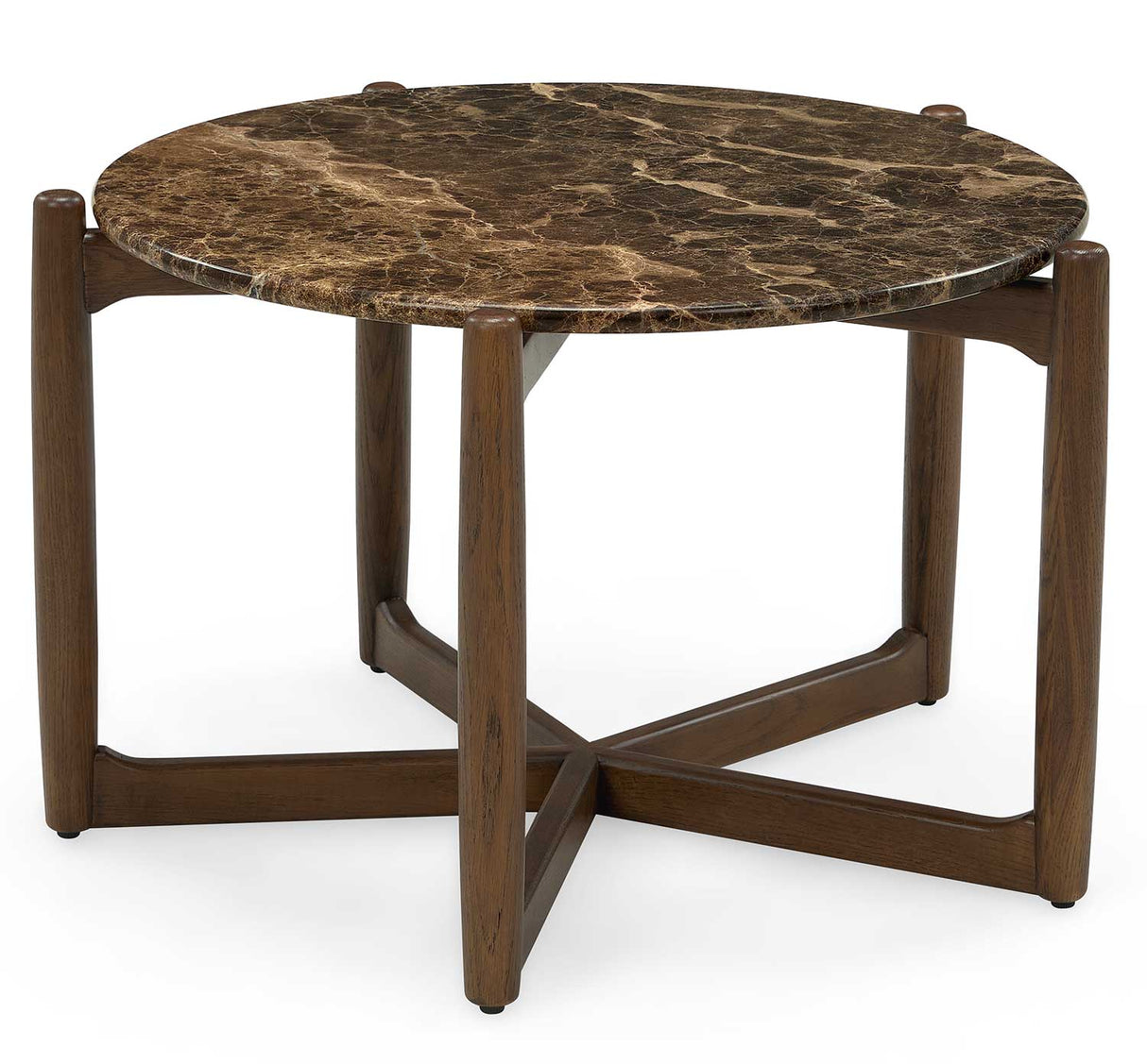 Atelier Sidobord Rökfärgad Ek / Emperador Marmor