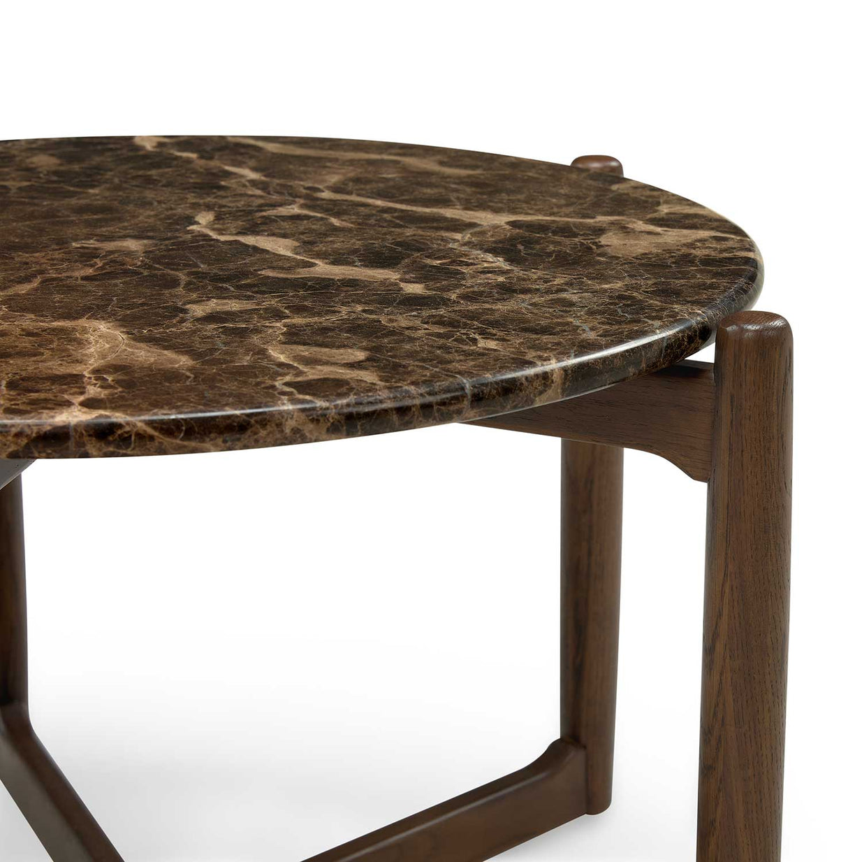 Atelier Sidobord Rökfärgad Ek / Emperador Marmor