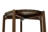 Atelier Sidobord Rökfärgad Ek / Emperador Marmor